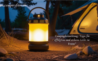Campinglampe: Tipps für effektives und sicheres Licht im Freien